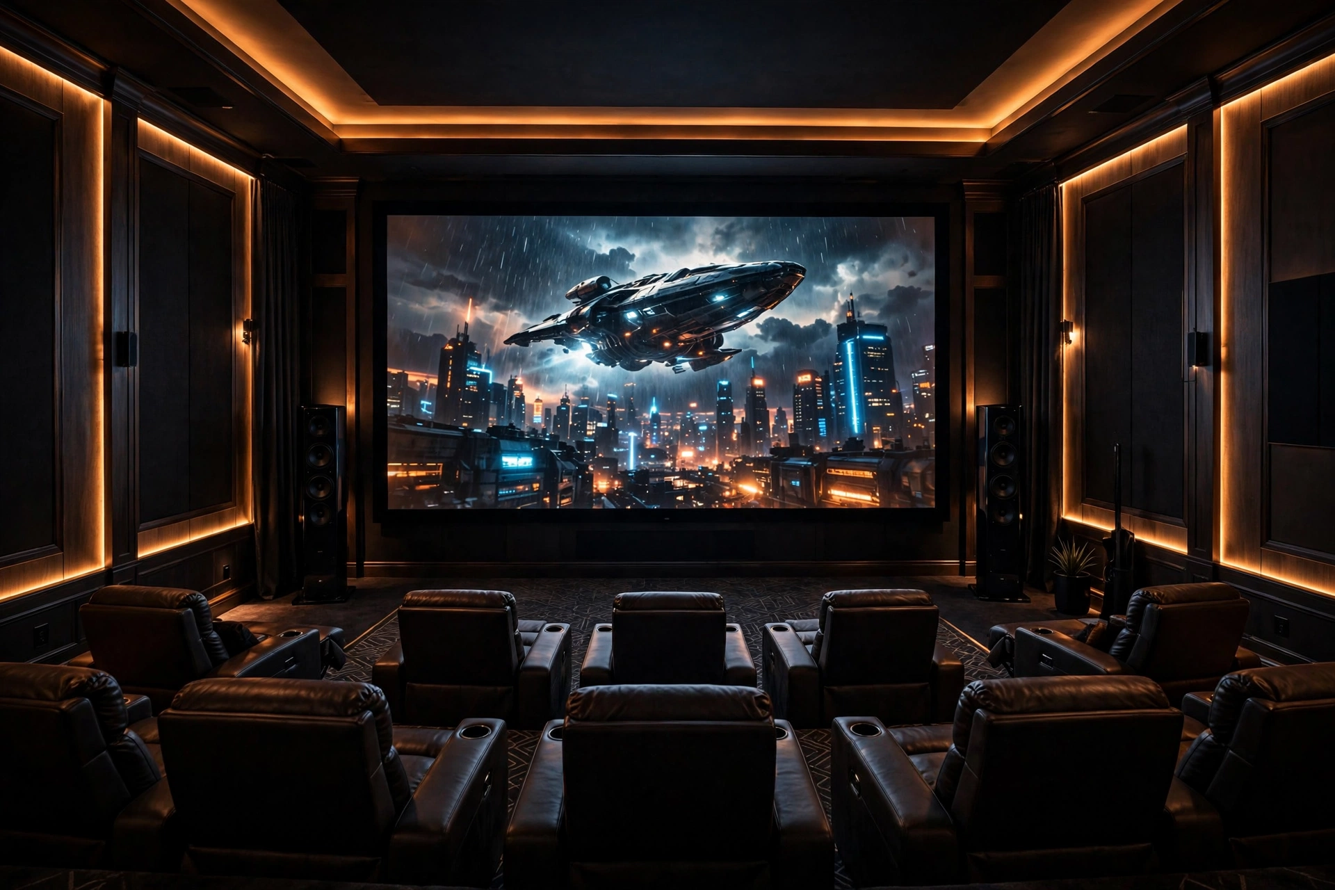Home theatre media room Edmonton Alberta