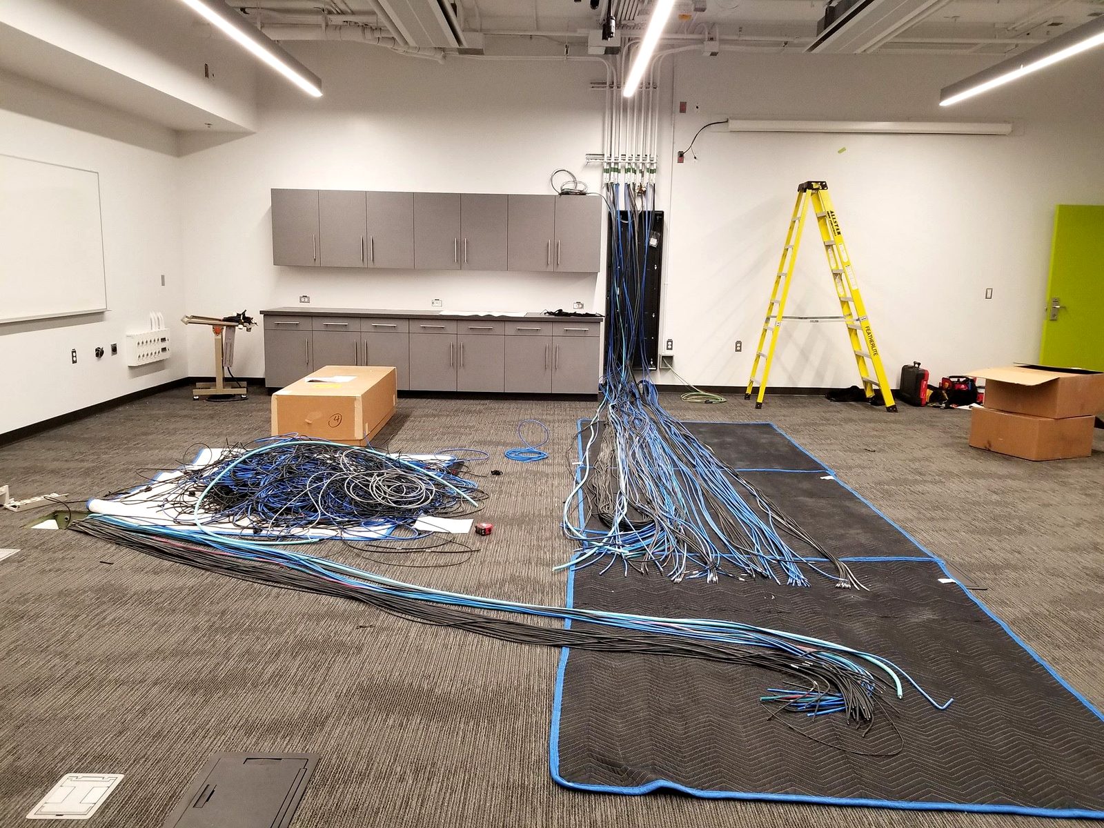 Network cabling installation St. Albert Alberta