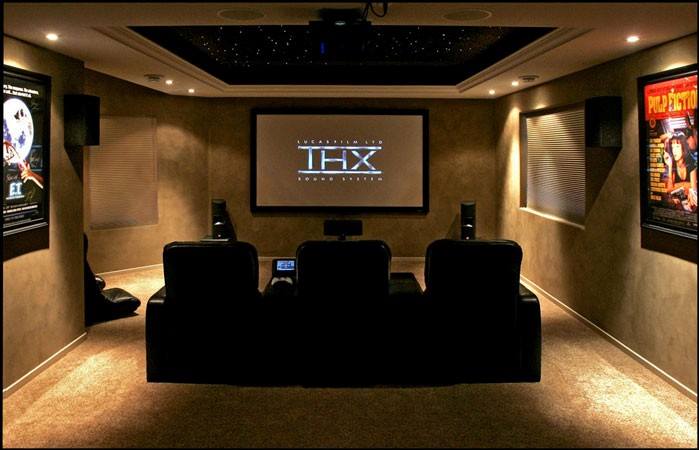 THX home theatre Leduc Alberta - cinema styling